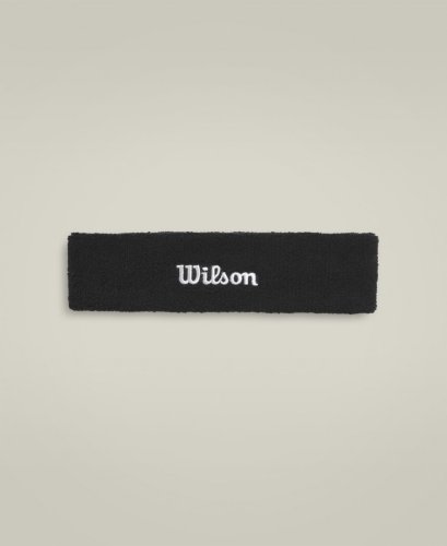 Повязка на голову Wilson уни. WILSON HEADBAND BLACK чёрный LG/XL