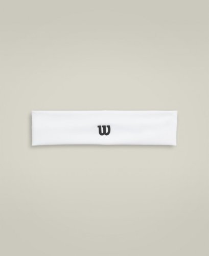 Пов'язка на голову Wilson уні. WILSON WIDE HEADBAND WH білий LG/XL