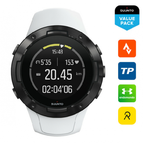 Часы SUUNTO 5 G1 WHITE BLACK белый/чёрный