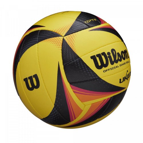 М'яч волейбольний Wilson OPTX AVP OFFICIAL GB SS20 жовтий/чорний/оранжевий 5