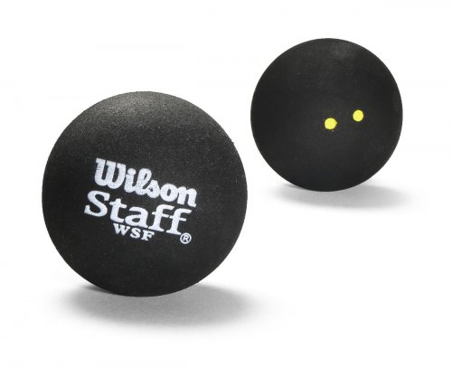 М'ячик сквош Wilson STAFF SQUASH 3 BALL TUBE DB/YEL DOT SS18