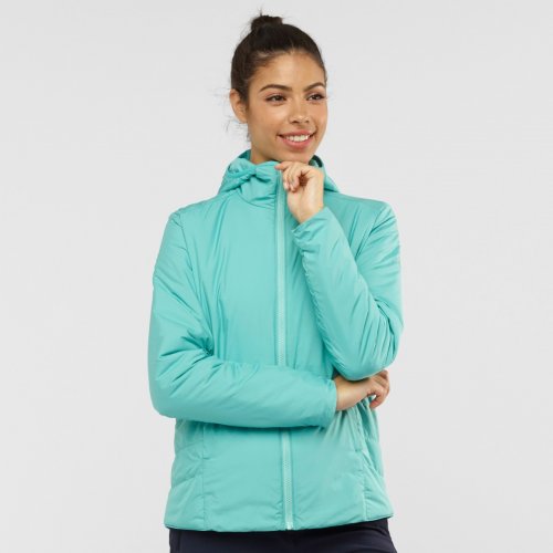 Куртка SALOMON OUTRACK INSUL HOODIE W жен. FW20-21 бирюзовый S