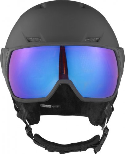 Шлем горнолыжный Salomon PIONEER LT VISOR 23-24 черный L 59-62