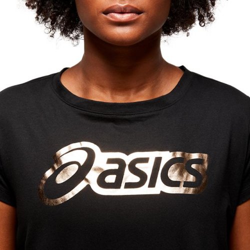 Футболка ASICS LOGO GRAPHIC TEE жен. черный M