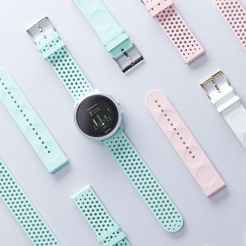Ремінець 20 ATH1 SILICONE STRAP OCEAN/STEEL зелений/сталь S+M