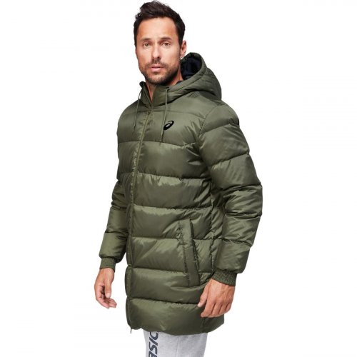 Куртка ASICS DOWN JACKET LONG M муж. зеленый S