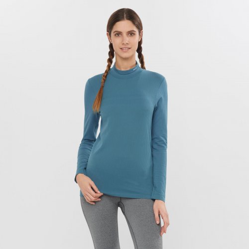 Термо реглан SALOMON SNTIAL WOOL LS TOP W жен. зеленый M