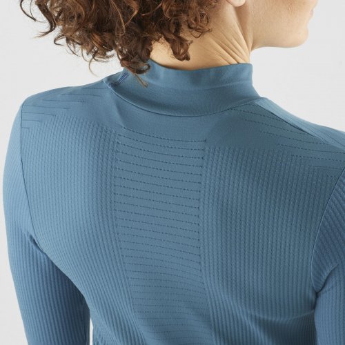 Термо реглан SALOMON SNTIAL WOOL LS TOP W жен. зеленый M