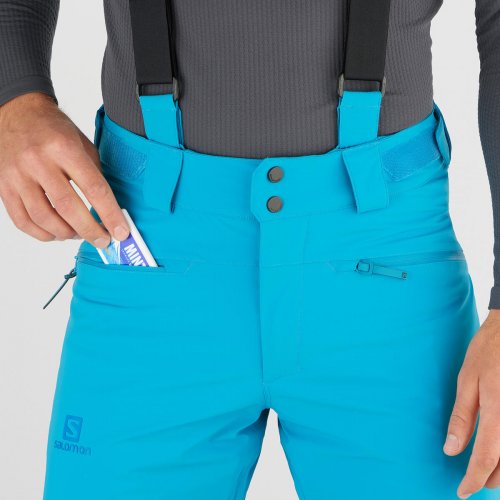 Штаны г/л SALOMON FORCE PANT M муж. голубой S/R