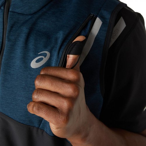 Жилет ASICS LITE-SHOW VEST чол. синій S