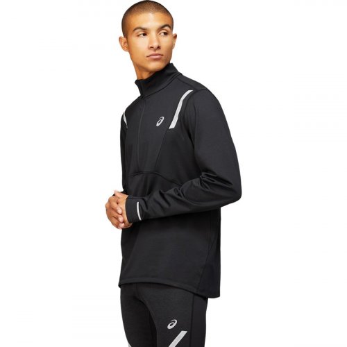 лонгслів ASICS LITE-SHOW WINTER 1/2 ZIP TOP чол. чорний S