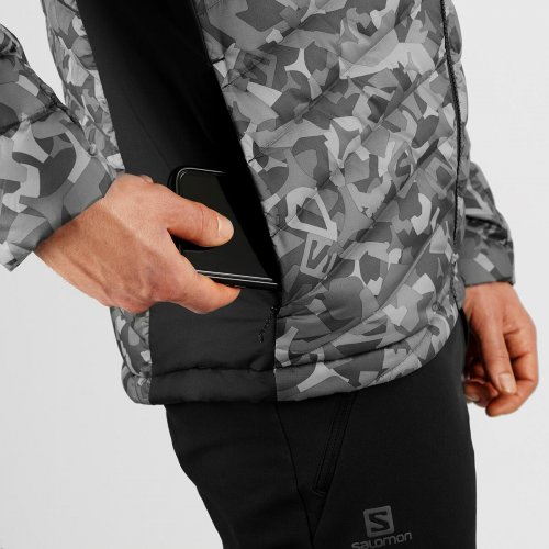 Куртка SALOMON SNTIAL XWARM DOWN HDY M чол. сірий S