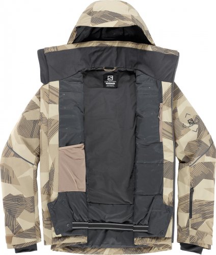 Куртка г/л SALOMON BRILLIANT JKT M муж. хаки S