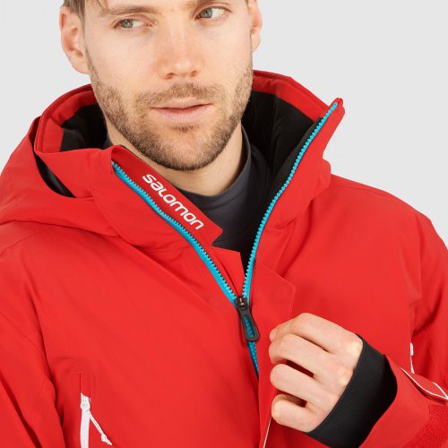 Куртка г/л SALOMON RACE JACKET M муж. красный M
