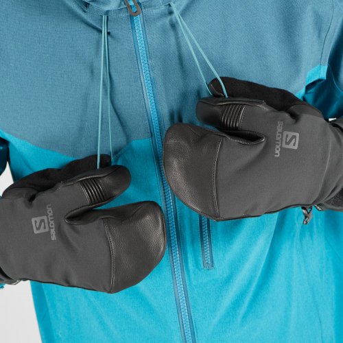 Рукавички г/л SALOMON QST PAW GTX U уні. чорний S