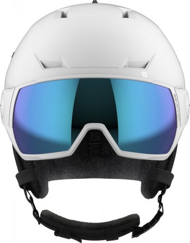 Шлем горнолыжный Salomon ICON LT VISOR 22-23 белый S 53-56