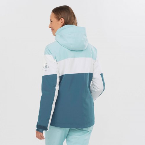 Куртка г/л SALOMON SLALOM JKT W жен. голубой M