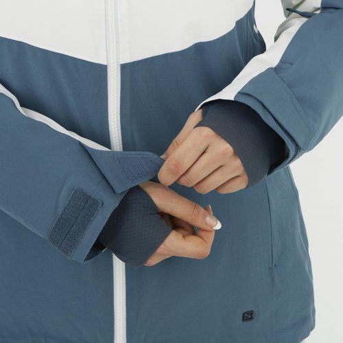 Куртка г/л SALOMON SLALOM JKT W жен. голубой M