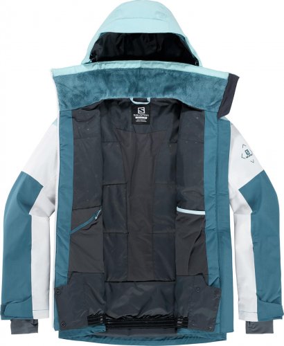 Куртка г/л SALOMON SLALOM JKT W жен. голубой M