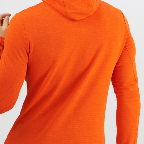 Кофта SALOMON OUTLINE FZ HOODIE M муж. оранжевый S