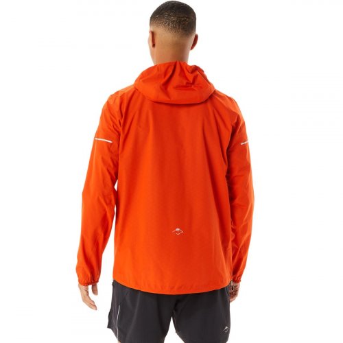 Куртка ASICS FUJITRAIL WATERPROOF JACKET муж. оранжевый S
