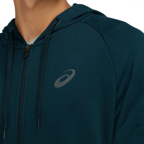 Толстовка ASICS BIG ASICS FZ HOODIE муж. зеленый S