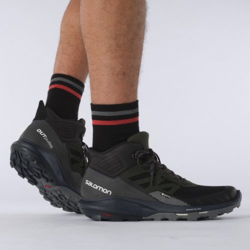 Черевики SALOMON OUTpulse Mid GTX чол. чорний 9