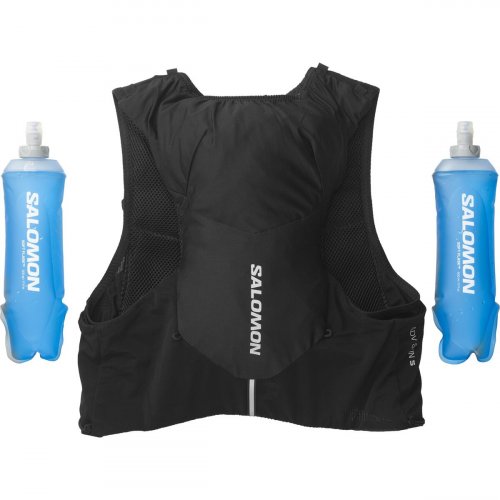 Рюкзак SALOMON ADV SKIN 5 with flasks уни.  черный M