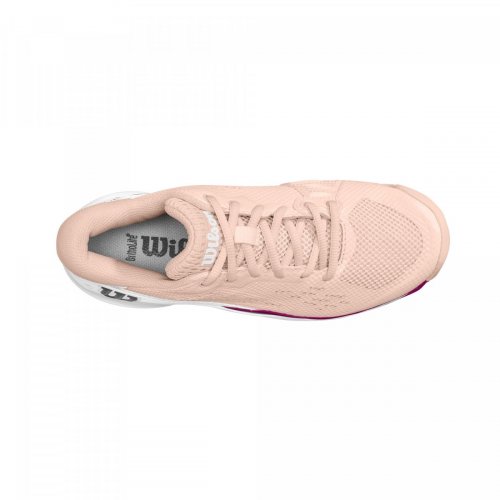 Кроссовки Wilson жен. RUSH PRO ACE SCALLOPSHEL/WH/PINK розовый/белый 8