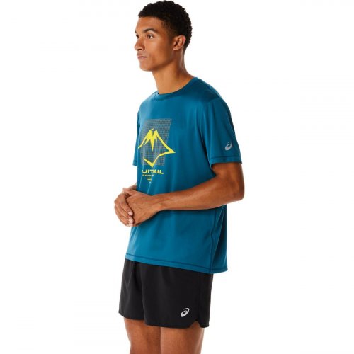 Футболка ASICS FUJITRAIL LOGO SS TOP чол. синій S