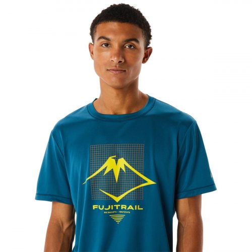Футболка ASICS FUJITRAIL LOGO SS TOP чол. синій S