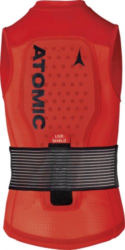 Защита спины Atomic LIVE SHIELD Vest JR 24-25 красный M