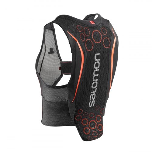 Защита спины Salomon FLEXCELL JUNIOR 20-21 черный/красный JL
