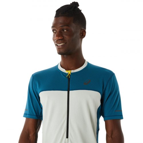 Футболка ASICS FUJITRAIL SS TOP муж. синий S