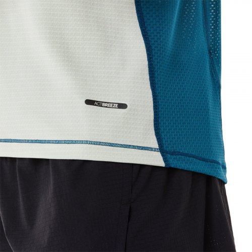Футболка ASICS FUJITRAIL SS TOP муж. синий S