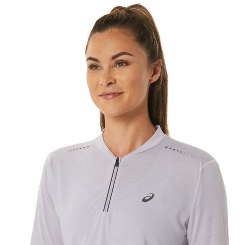 Лонгслив ASICS METARUN 1/2 ZIP LS TOP жен. фиолетовый S
