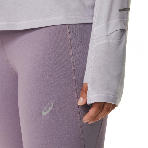 Лонгслив ASICS METARUN 1/2 ZIP LS TOP жен. фиолетовый S