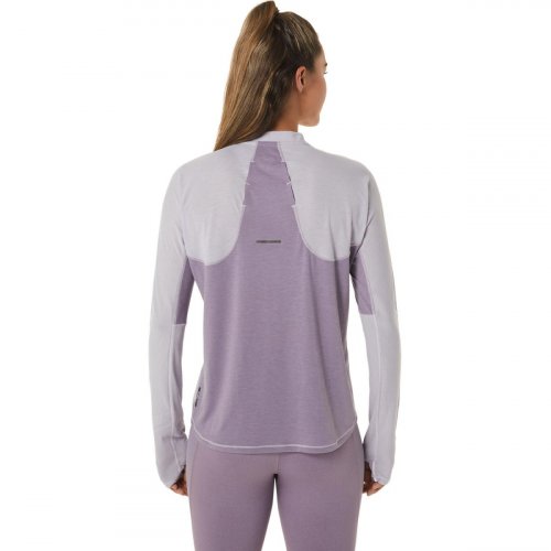 Лонгслив ASICS METARUN 1/2 ZIP LS TOP жен. фиолетовый S
