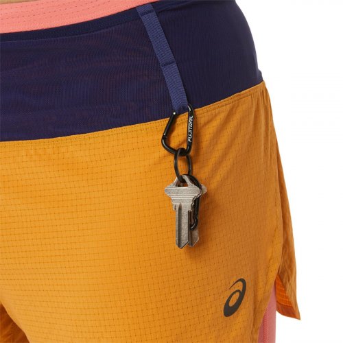 Шорты ASICS FUJITRAIL 2-N-1 SHORT жен. желтый XS