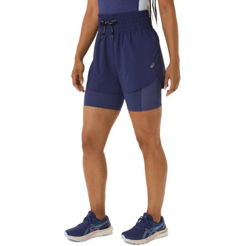 Шорты ASICS NAGINO 4IN RUN SHORT жен. синий XS