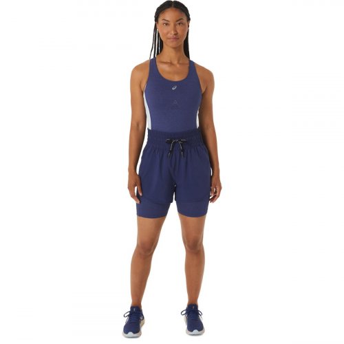 Шорты ASICS NAGINO 4IN RUN SHORT жен. синий XS