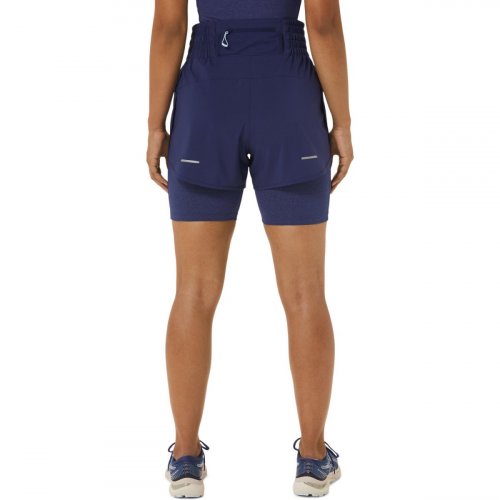 Шорты ASICS NAGINO 4IN RUN SHORT жен. синий XS