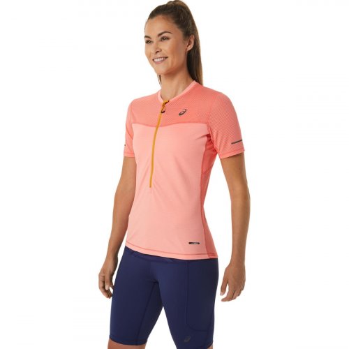 Футболка ASICS FUJITRAIL SS TOP жен. розовый XS