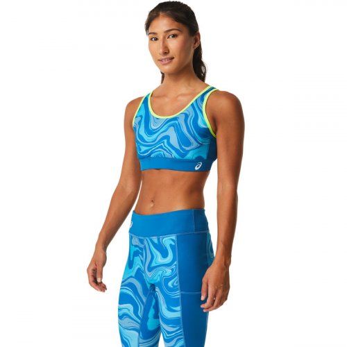Бра ASICS WOMEN GRAPHIC BRA жін. синій S