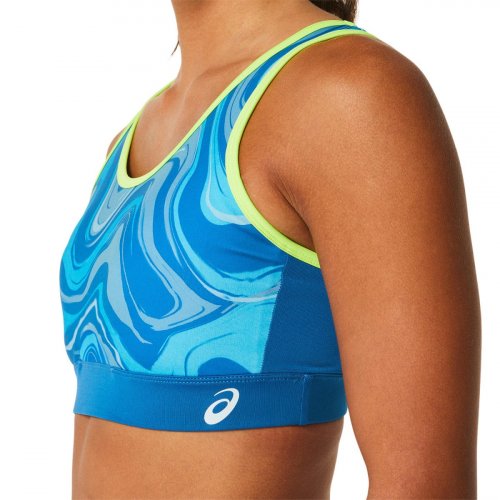 Бра ASICS WOMEN GRAPHIC BRA жін. синій S