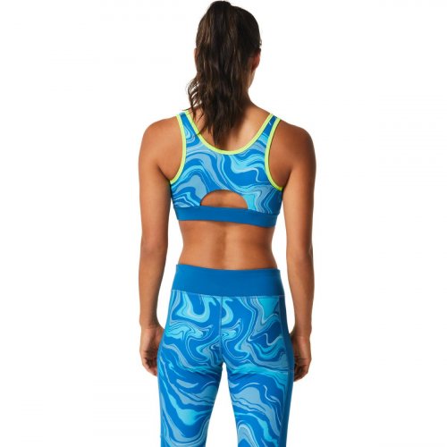 Бра ASICS WOMEN GRAPHIC BRA жін. синій S
