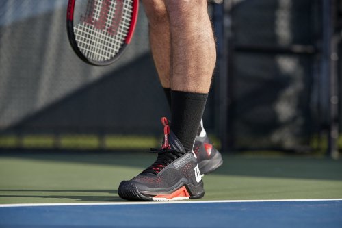 Кросівки Wilson чол. RUSH PRO TOUR MID BK/WH Чорний/Білий/Червоний 6.5