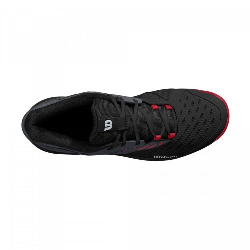 Кросівки Wilson чол. KAOS COMP 3.0 BK/EBONY Чорний/Сірий/Червоний 6.5