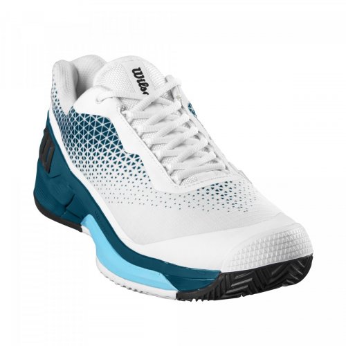 Кросівки Wilson чол. RUSH PRO 4.0 CLAY WH/BL Білий/Бірюзовий 11.0