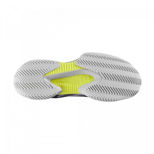 Кроссовки Wilson муж. KAOS RAPIDE SFT CLAY WH/BK/YEL Чёрный/Жёлтый/Белый 10.0